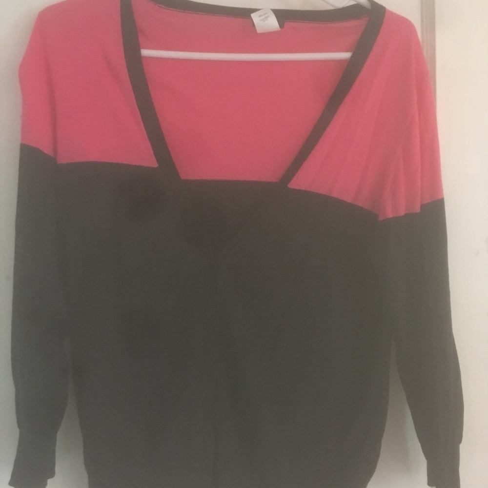 JCREW color block cardigan.